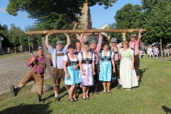 Gruppenbild nach einem Auftritt